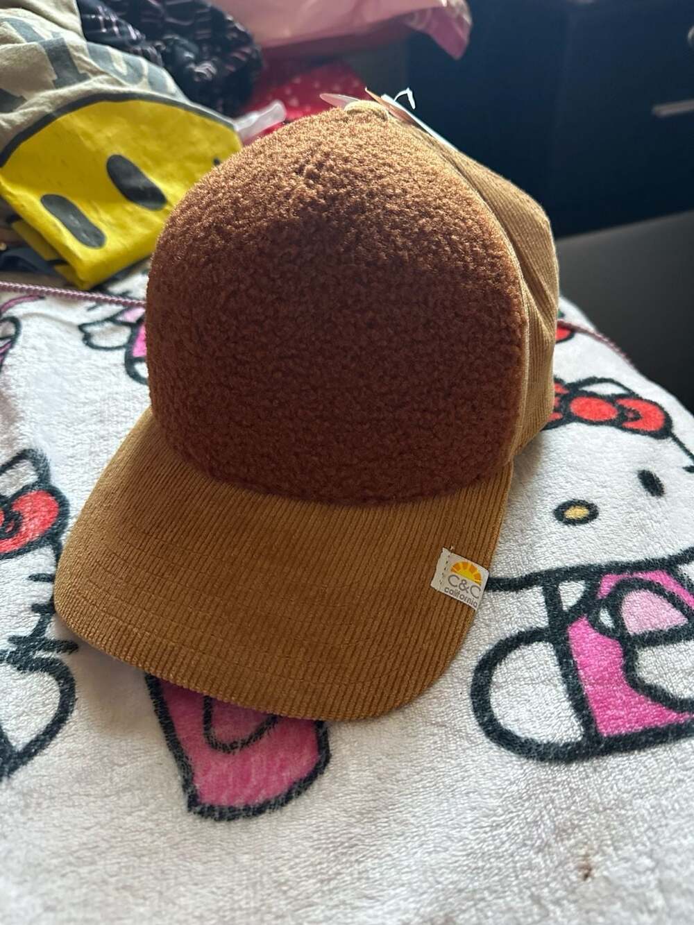 C&C California Corduroy and Sherpa Baseball Hat